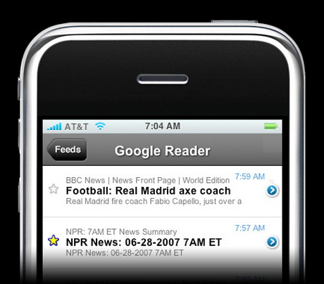 google-reader-iphone