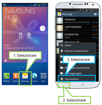 Come impostare la suoneria dei messaggi sul Galaxy S4 GT-I9505