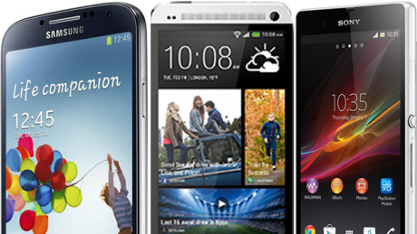 Scontro fra titani Samsung Galaxy S4 VS Sony Xperia Z VS HTC One
