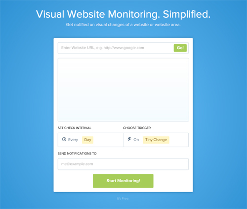 visualping modifiche sito