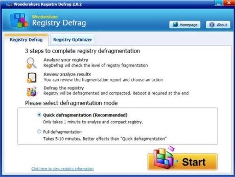 WonderShare-Registry-Defrag