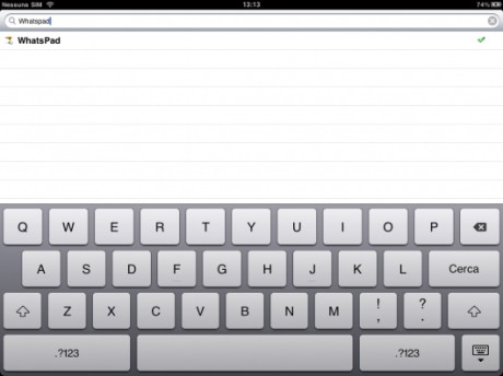 attivare WhatsApp Messenger su iPad