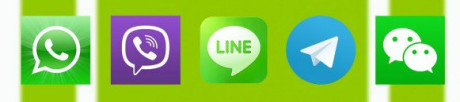 Whatsapp VS Telegram VS WeChat vs Line VS Viber  migliore chat