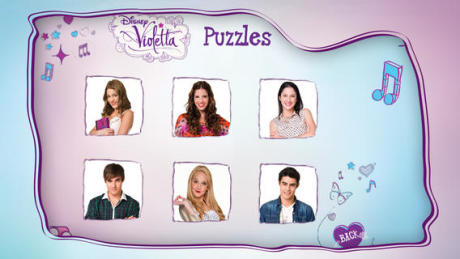 Violetta puzzle cellulare iPhone