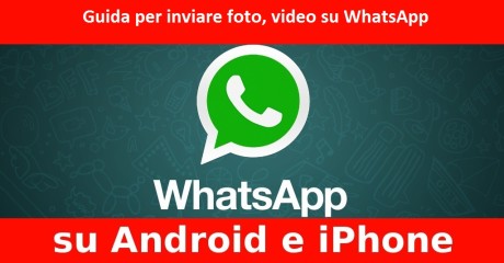 guida per inviare file foto e video su WhatsApp