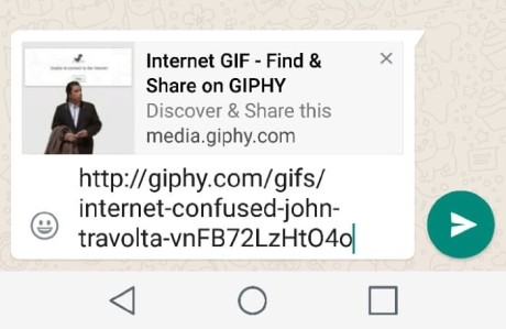 GIF-Travolta-Confuso-inviare come link su -WhatsApp