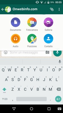 WhatsApp Beta ora consente l’invio dei documenti